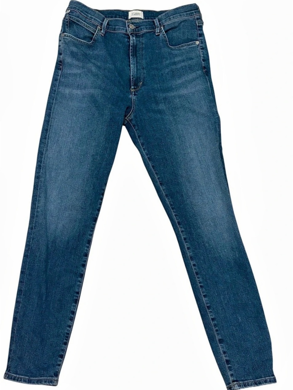 Citizens of Humanity Chrissy Ultra High Rise Skinny Jeans Blue
